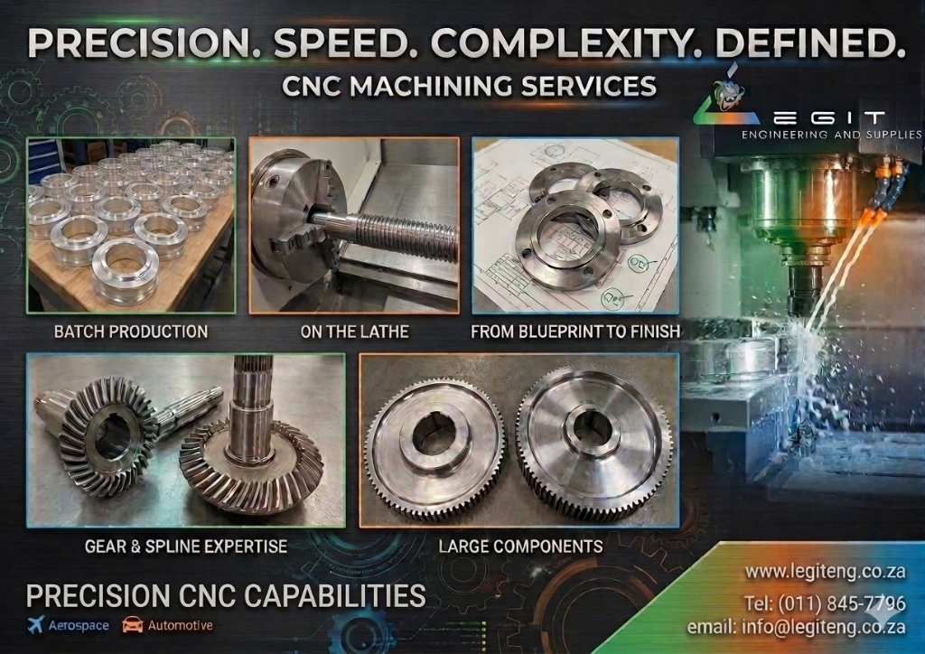 Legit Engineering Precision CNC Machining Platform
